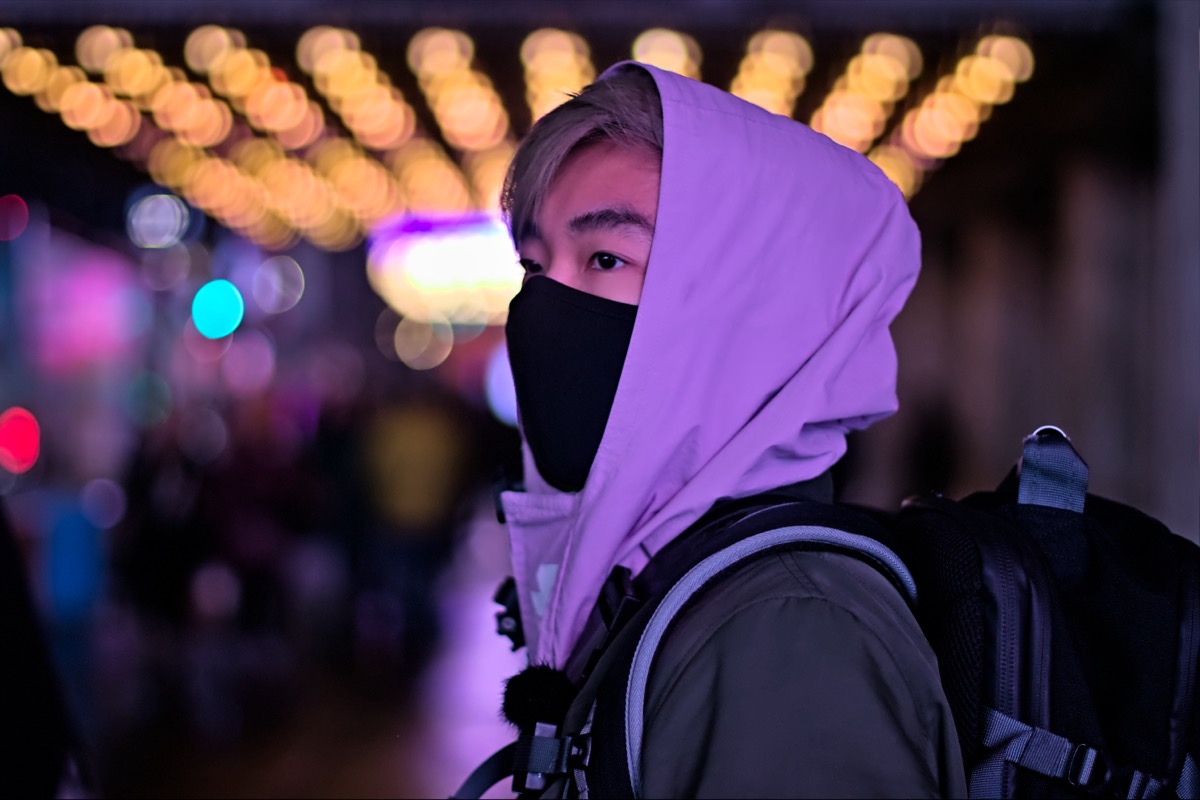 Brandon in Times Square